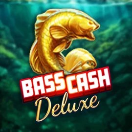 Bass Cash Deluxe slot logo by Alchemy Gaming at Beep Beep Casino